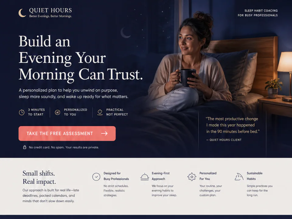 Sleep Routine Assessment Funnel, Funnels