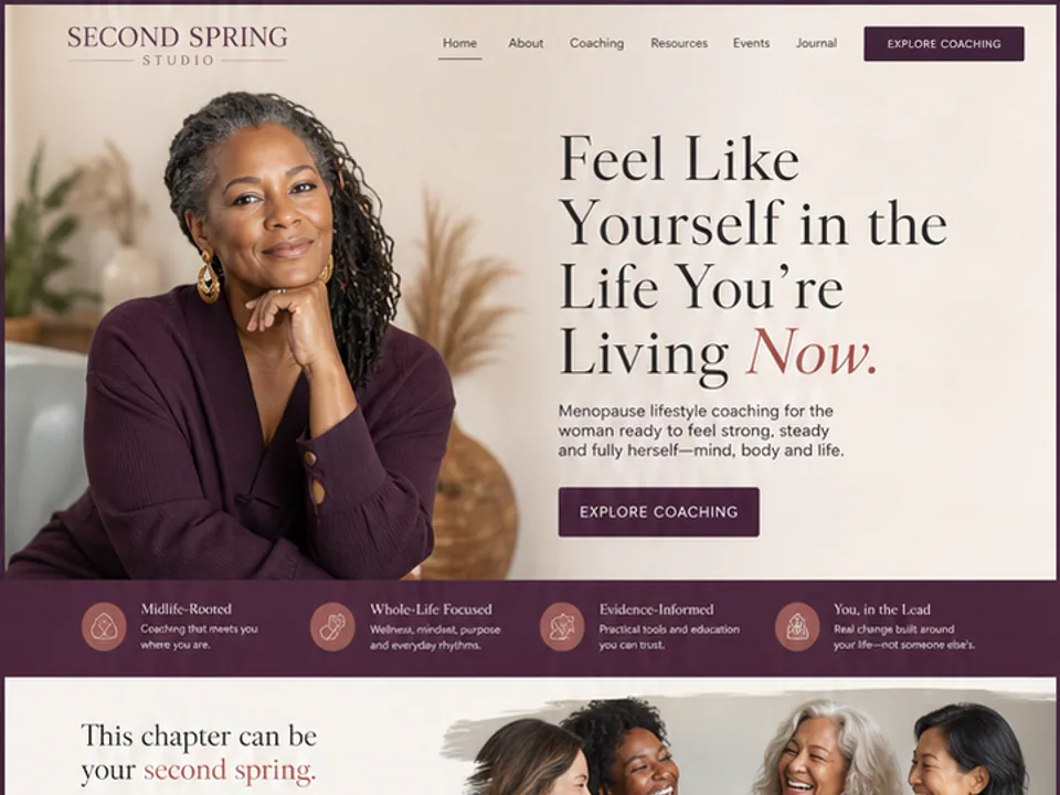 Health Menopause Coach Website, Websites