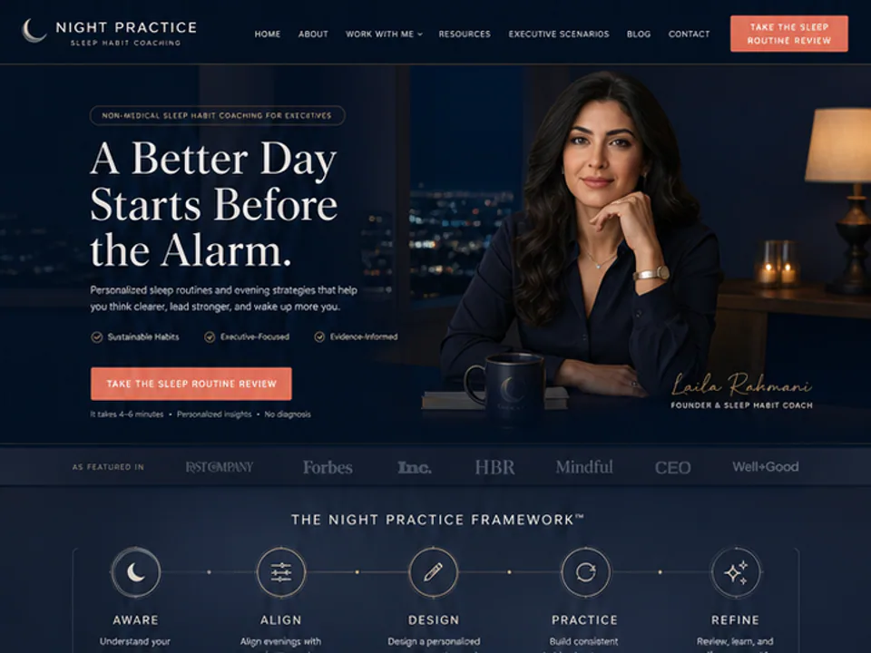 Health Sleep Coach Website, Websites
