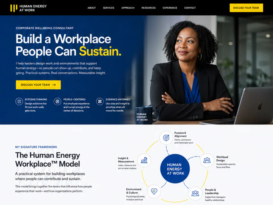 Health Corporate Wellbeing Consultant Website, Websites