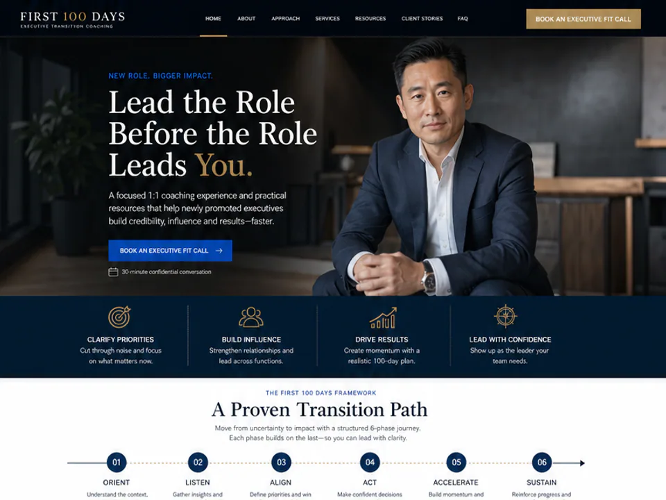 Wealth Leadership Coach Website, Websites