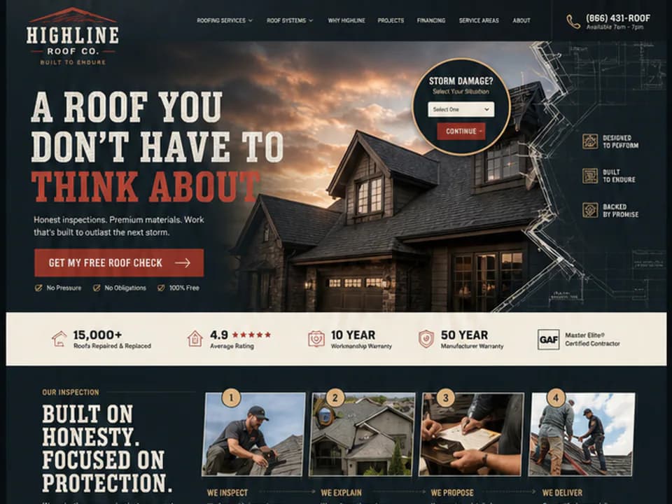 Roofing, Websites