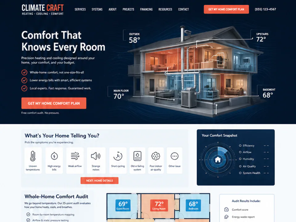 HVAC, Websites