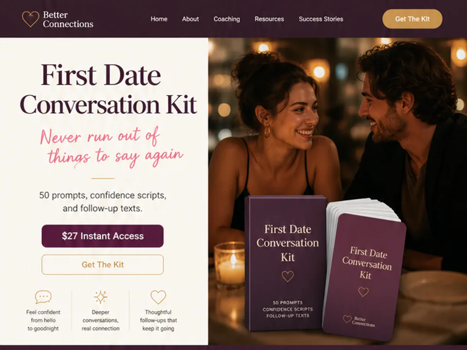 First Date Conversation Kit, Funnels