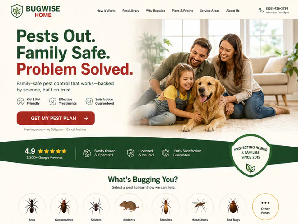 Pest Control, Websites