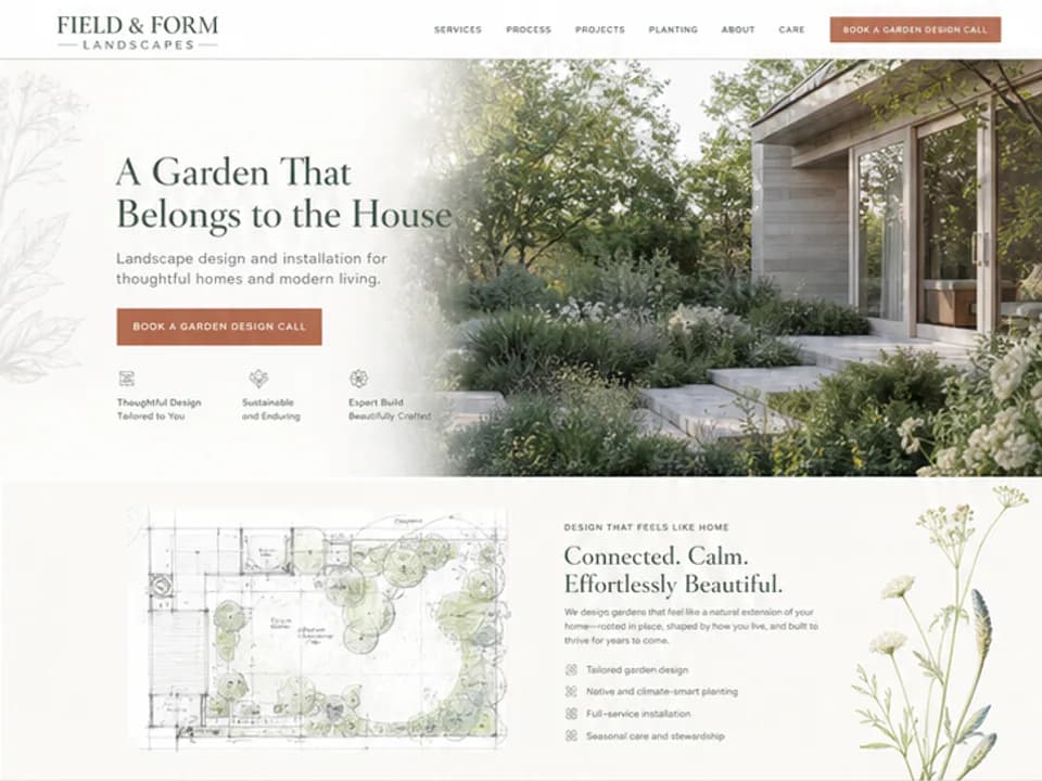 Landscape Design, Websites