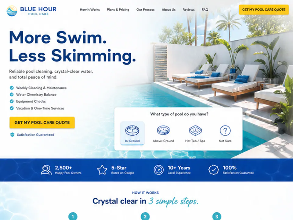 Pool Care, Websites