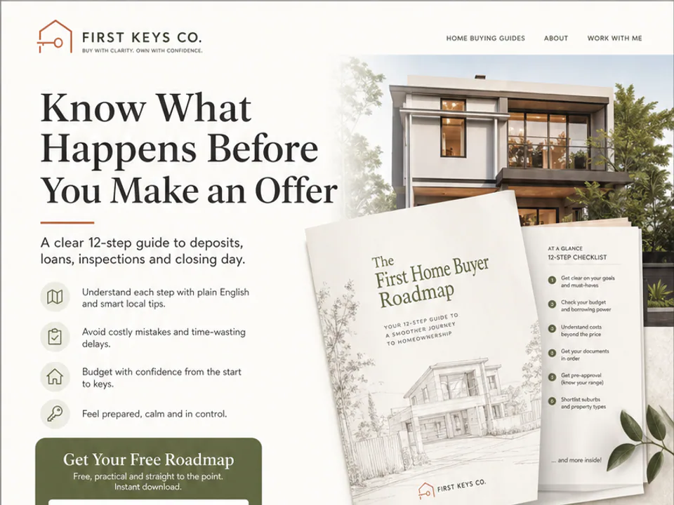 First Home Buyer Roadmap Opt-in, Funnels