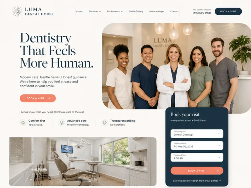 Dental Clinic Website, Websites