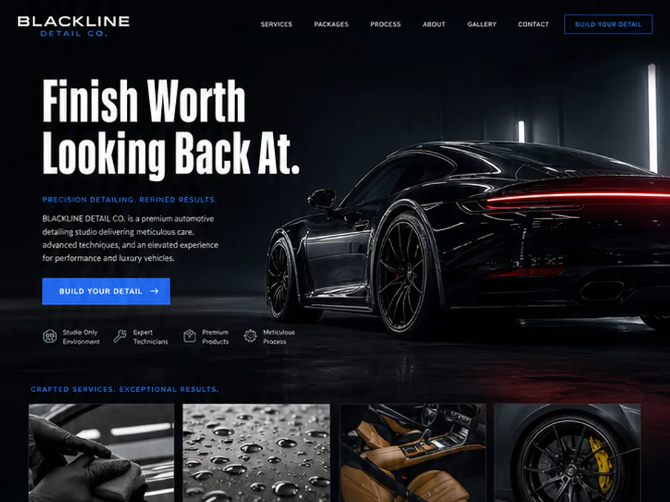 Auto Detailing Website, Websites
