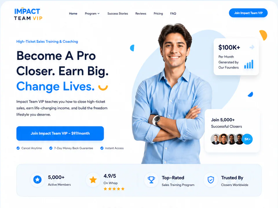 Impact Team VIP, Websites