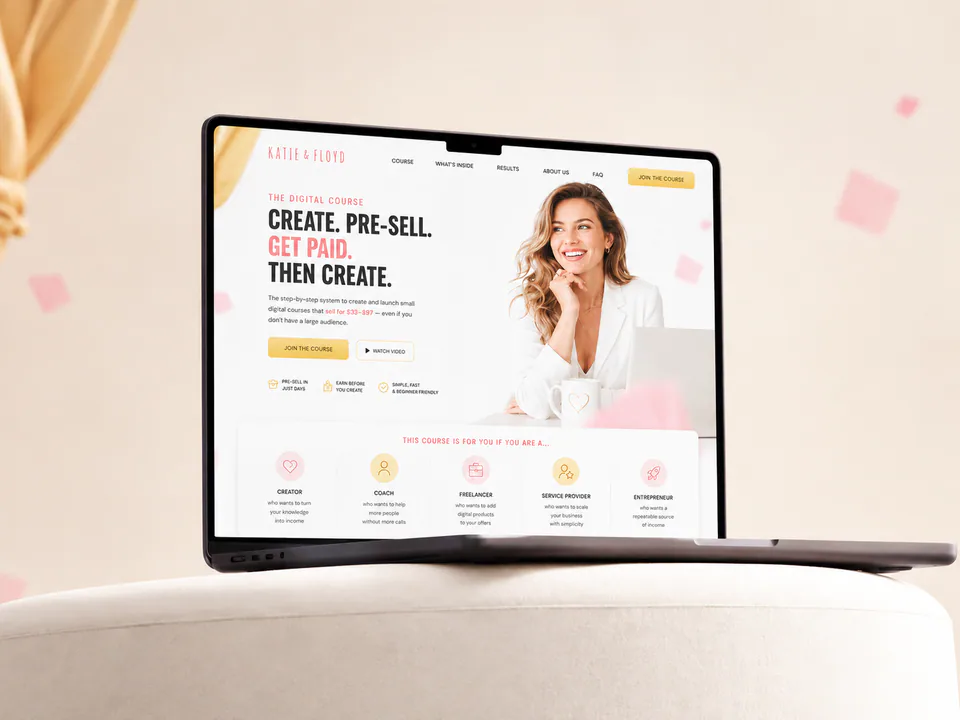 Katie Floyd Digital Course Course, Funnels